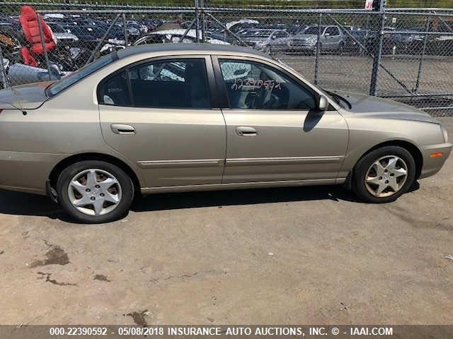 KMHDN46D06U220787 - 2006 HYUNDAI ELANTRA GLS/GT/LIMITED GOLD photo 6