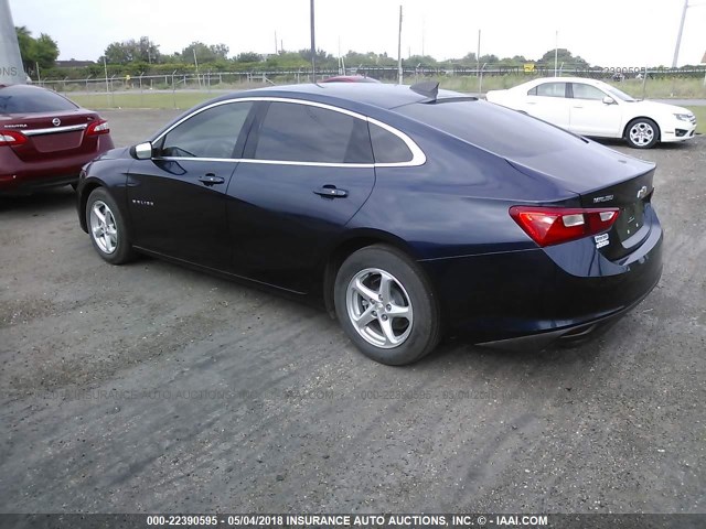 1G1ZB5ST6GF238215 - 2016 CHEVROLET MALIBU LS 蓝色 照片 3