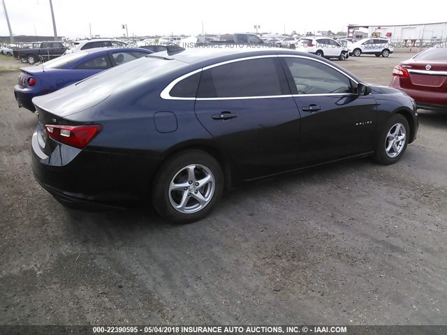 1G1ZB5ST6GF238215 - 2016 CHEVROLET MALIBU LS 蓝色 照片 4