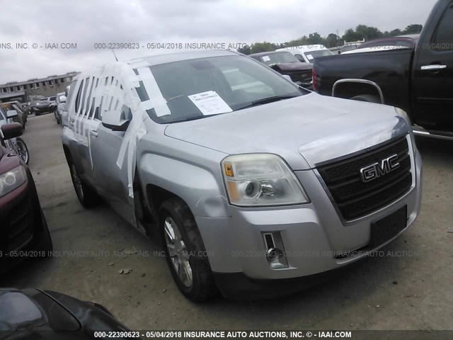 2GKALMEK7C6182468 - 2012 GMC TERRAIN SLE SILVER photo 1