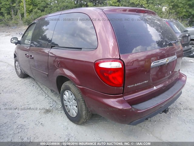 2A4GP44R97R320261 - 2007 CHRYSLER TOWN & COUNTRY LX RED photo 3