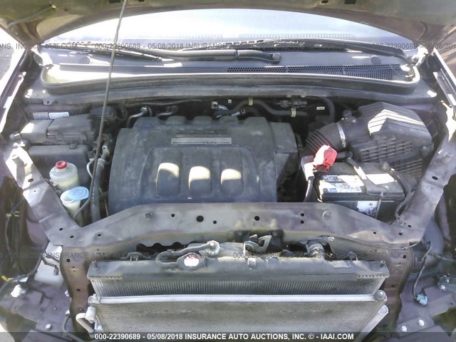 5FNRL38797B063322 - 2007 HONDA ODYSSEY EXL იასამნისფერი ფოტო 10