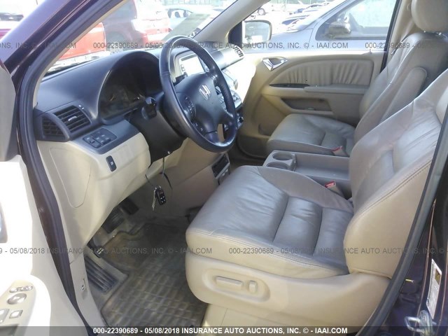 5FNRL38797B063322 - 2007 HONDA ODYSSEY EXL იასამნისფერი ფოტო 5