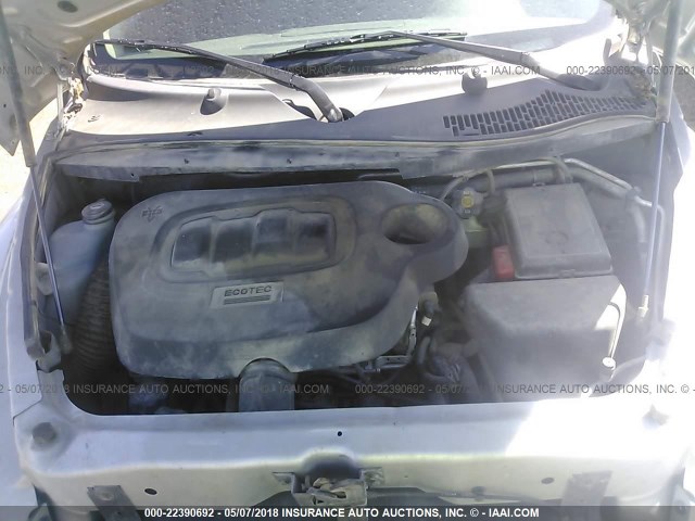 3GNCA13B49S621008 - 2009 CHEVROLET HHR LS SILVER photo 10