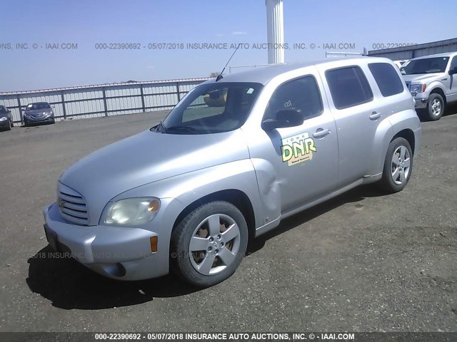 3GNCA13B49S621008 - 2009 CHEVROLET HHR LS SILVER photo 2