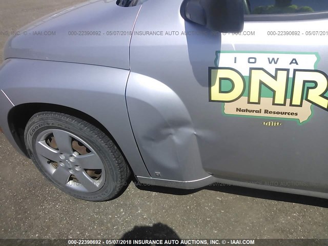 3GNCA13B49S621008 - 2009 CHEVROLET HHR LS SILVER photo 6