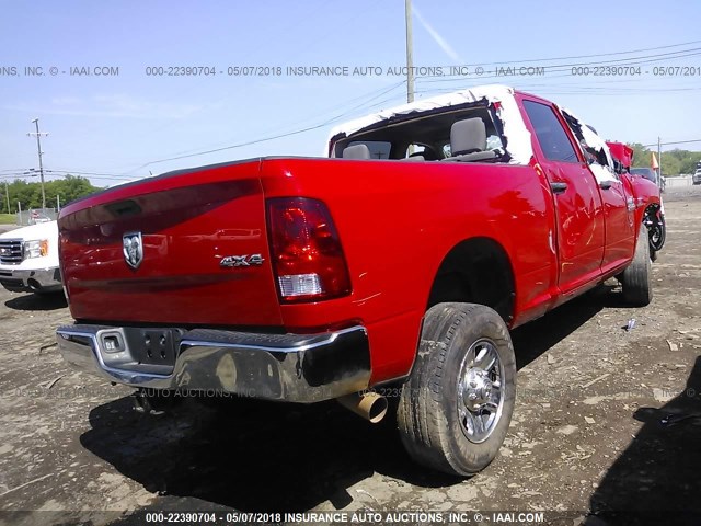 3C6UR5CL4GG121024 - 2016 RAM 2500 ST RED photo 4