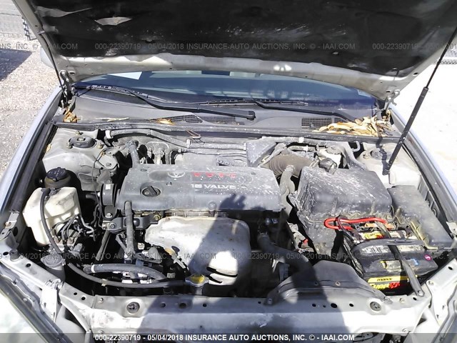 4T1BE32K96U720615 - 2006 TOYOTA CAMRY LE/XLE/SE SILVER photo 10