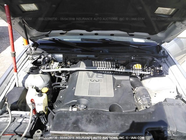 JNKBY31A51M100730 - 2001 INFINITI Q45 T GRAY photo 10