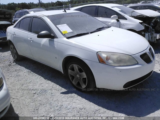 1G2ZG57B294214442 - 2009 PONTIAC G6 WHITE photo 1