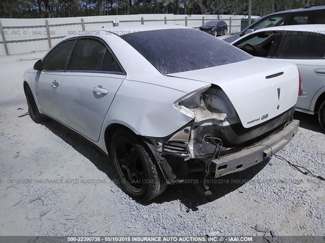 1G2ZG57B294214442 - 2009 PONTIAC G6 WHITE photo 3