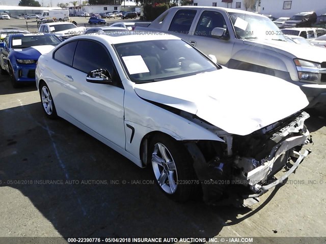 WBA3N7C53EK220546 - 2014 BMW 428 I WHITE photo 1