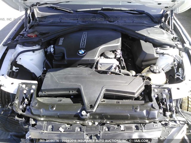 WBA3N7C53EK220546 - 2014 BMW 428 I WHITE photo 10