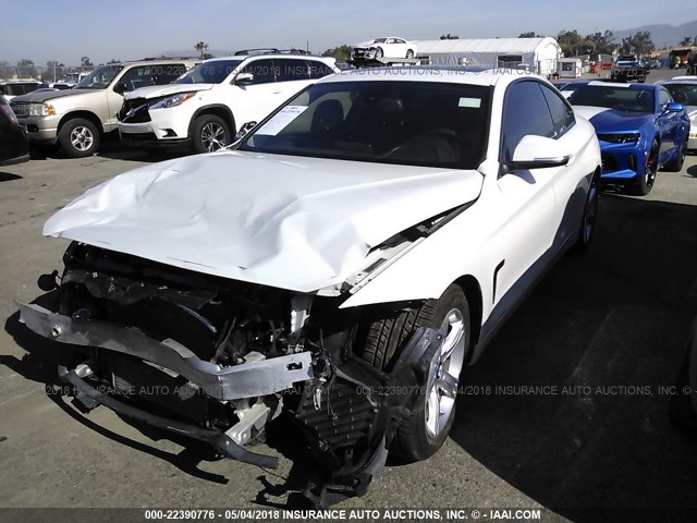 WBA3N7C53EK220546 - 2014 BMW 428 I WHITE photo 2