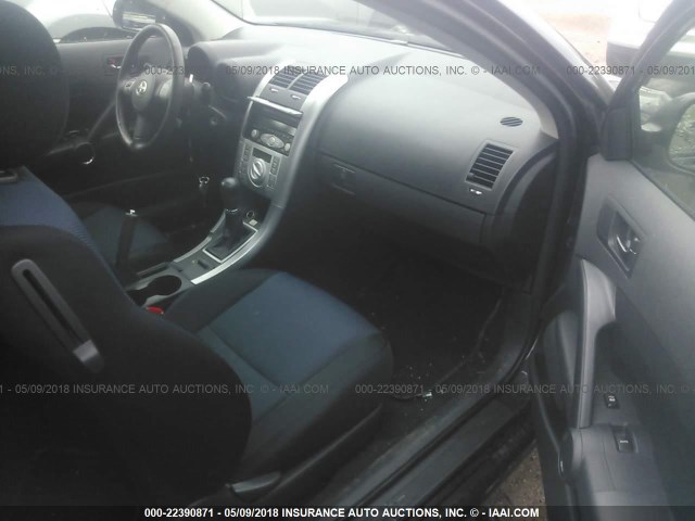 JTKDE177660134184 - 2006 TOYOTA SCION TC 黑色 照片 5