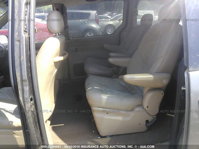 1C4GP54LXXB564488 - 1999 CHRYSLER TOWN & COUNTRY LX/LXI GRAY photo 8