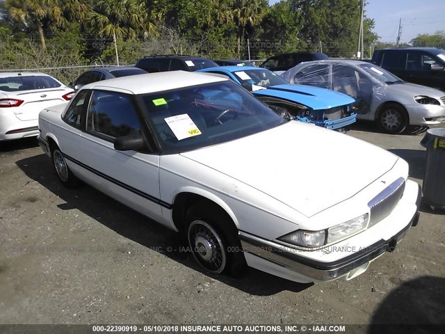 2G4WB14T3M1907202 - 1991 BUICK REGAL CUSTOM WHITE photo 1