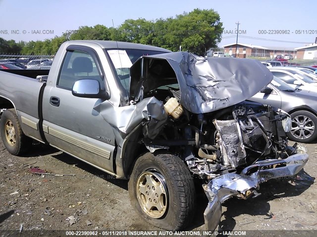 1GCEK14T82Z235013 - 2002 CHEVROLET SILVERADO K1500 GOLD photo 1