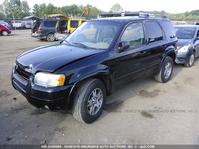 1FMCU94194KB68234 - 2004 FORD ESCAPE LIMITED BLACK photo 2