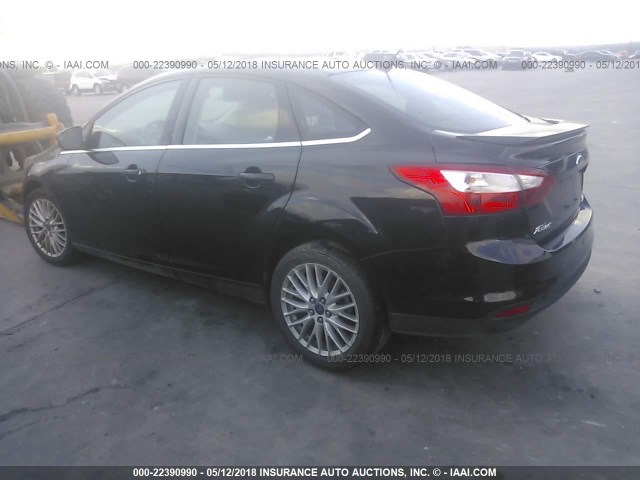 1FADP3J27DL234158 - 2013 FORD FOCUS TITANIUM BLACK photo 3