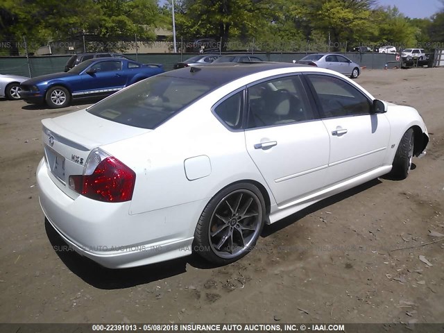 JNKAY01E27M309199 - 2007 INFINITI M35 SPORT WHITE photo 4