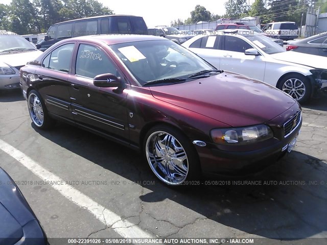 YV1RS61R512067923 - 2001 VOLVO S60 RED photo 1