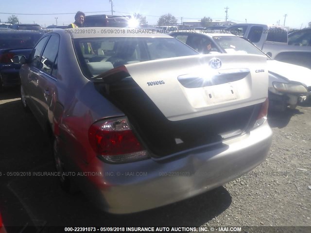 4T1BE32K96U684991 - 2006 TOYOTA CAMRY LE/XLE/SE GOLD photo 3