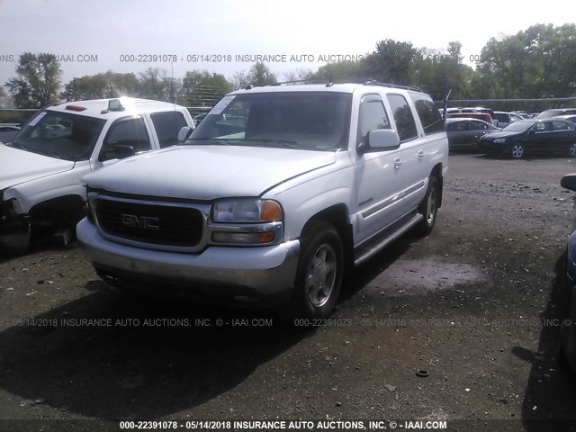 3GKFK16Z25G270256 - 2005 GMC YUKON XL K1500 WHITE photo 2