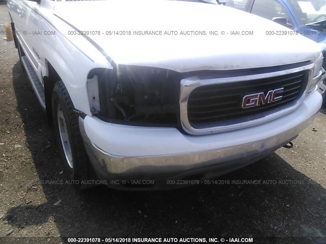 3GKFK16Z25G270256 - 2005 GMC YUKON XL K1500 WHITE photo 6