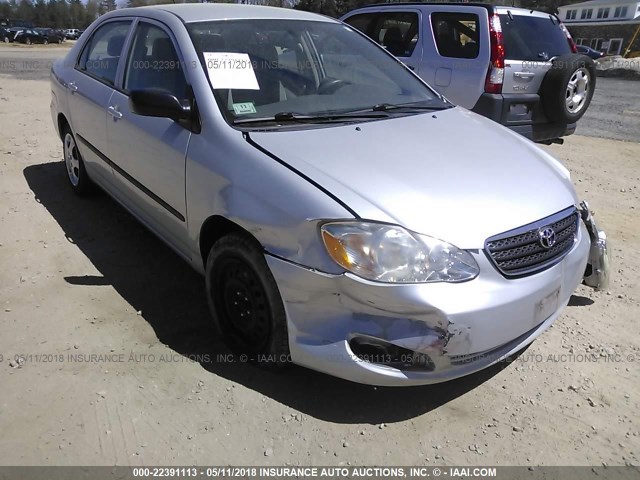 2T1BR32E78C891012 - 2008 TOYOTA COROLLA CE/LE/S SILVER photo 1