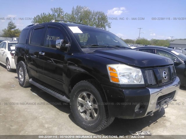 5N1AA08B64N703890 - 2004 NISSAN ARMADA SE/LE BLACK photo 1