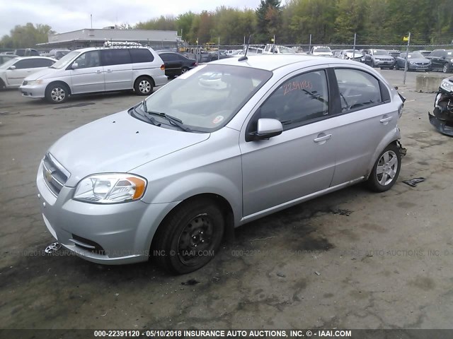 KL1TD5DE6AB069115 - 2010 CHEVROLET AVEO LS/LT 银色 照片 2