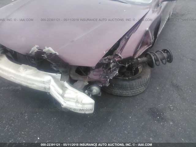 1YVGF22C325280416 - 2002 MAZDA 626 LX MAROON photo 6