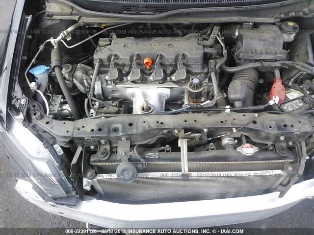 2HGFB2F96FH539511 - 2015 HONDA CIVIC EXL შავი ფოტო 10