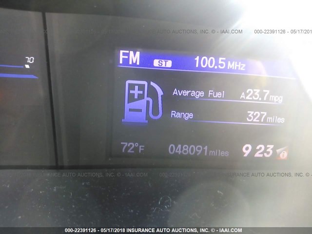 2HGFB2F96FH539511 - 2015 HONDA CIVIC EXL შავი ფოტო 7