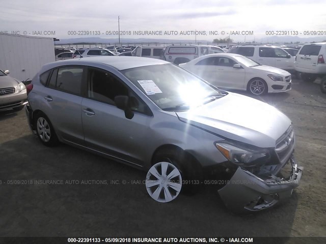 JF1GPAA65DG848817 - 2013 SUBARU IMPREZA SILVER photo 1