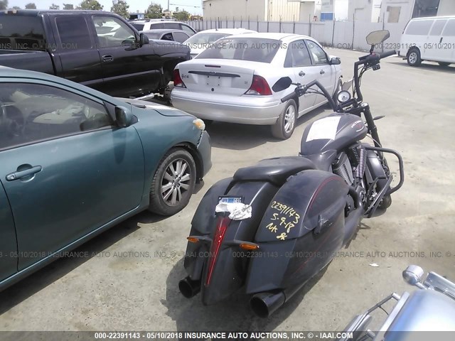 5VPEW36N1C3007570 - 2012 VICTORY MOTORCYCLES HARD-BALL Schwarz Foto 4
