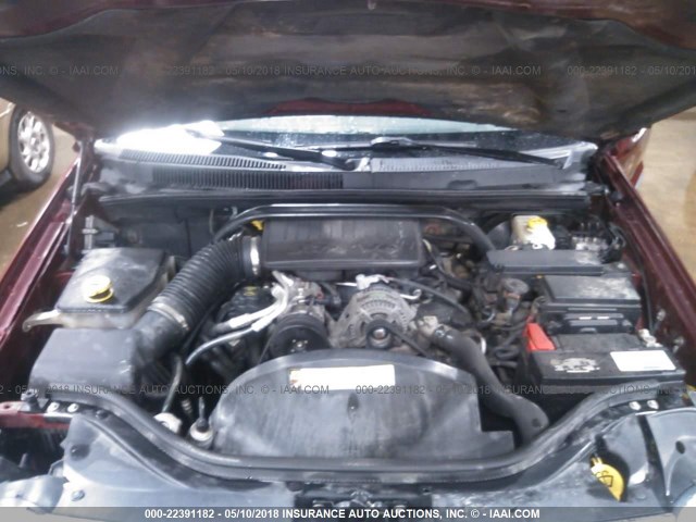 1J8GR48K07C674989 - 2007 JEEP GRAND CHEROKEE LAREDO/COLUMBIA/FREEDOM 红色 照片 10