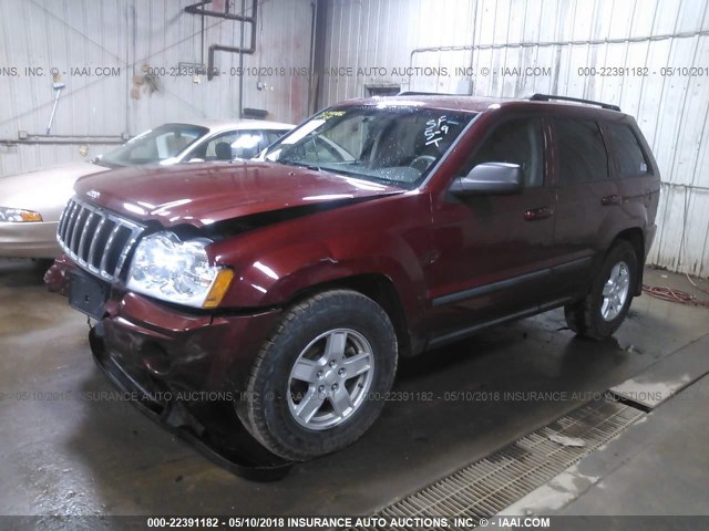 1J8GR48K07C674989 - 2007 JEEP GRAND CHEROKEE LAREDO/COLUMBIA/FREEDOM 红色 照片 2