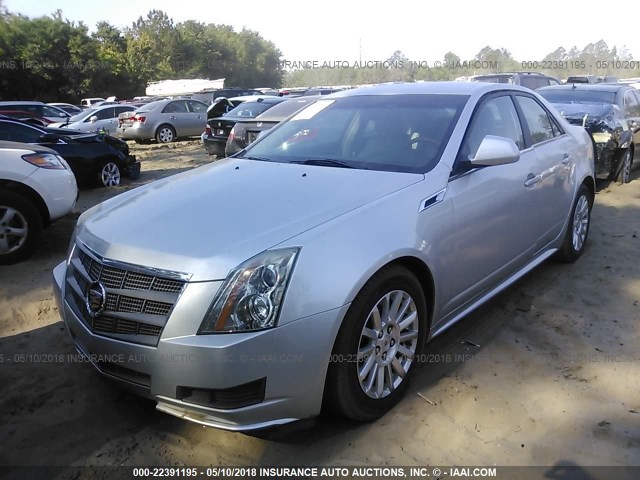 1G6DE5EY4B0125796 - 2011 CADILLAC CTS LUXURY COLLECTION SILVER photo 2