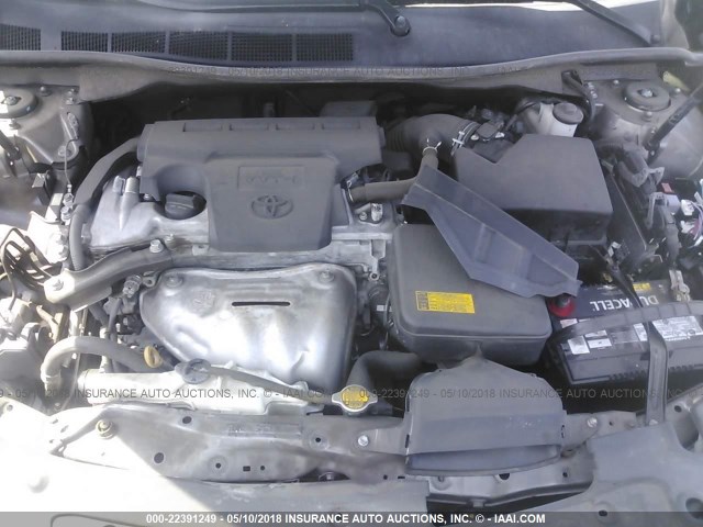 4T1BF1FK1EU341375 - 2014 TOYOTA CAMRY L/SE/LE/XLE ნაცრისფერი ფოტო 10