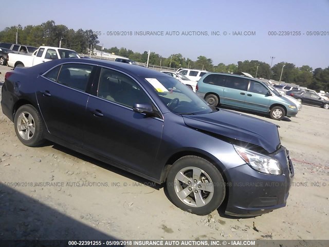 1G11C5SA5DF322420 - 2013 CHEVROLET MALIBU 1LT BLUE photo 1