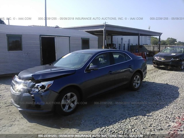 1G11C5SA5DF322420 - 2013 CHEVROLET MALIBU 1LT BLUE photo 2
