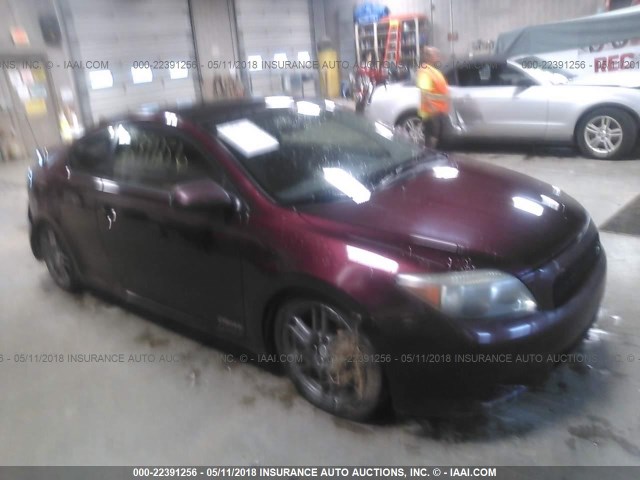 JTKDE177260111615 - 2006 TOYOTA SCION TC 栗色 照片 1