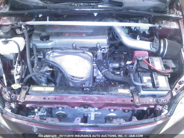 JTKDE177260111615 - 2006 TOYOTA SCION TC 栗色 照片 10