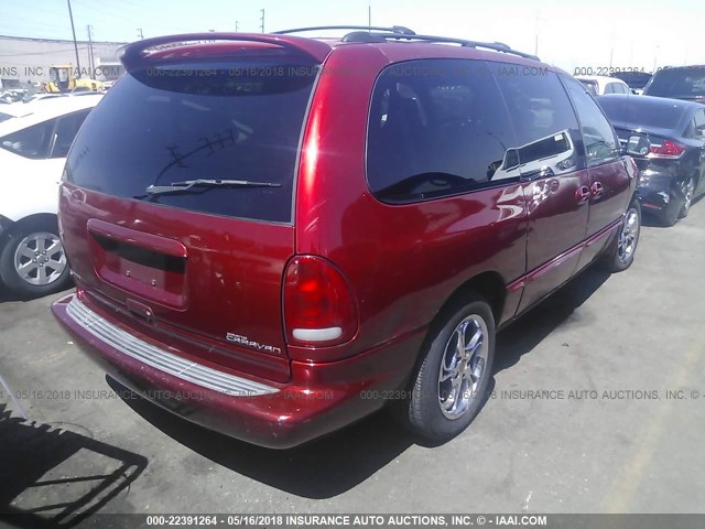 2B4GP44R7YR566083 - 2000 DODGE GRAND CARAVAN SE/SPORT RED photo 4