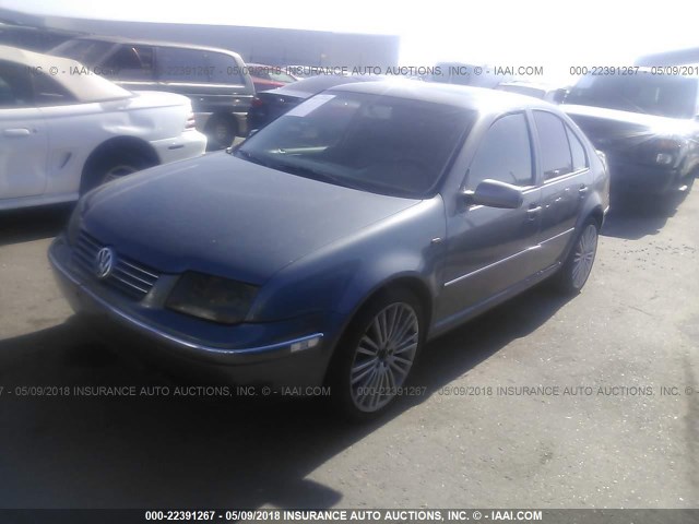 3VWSE69M54M118564 - 2004 VOLKSWAGEN JETTA GLS GRAY photo 2