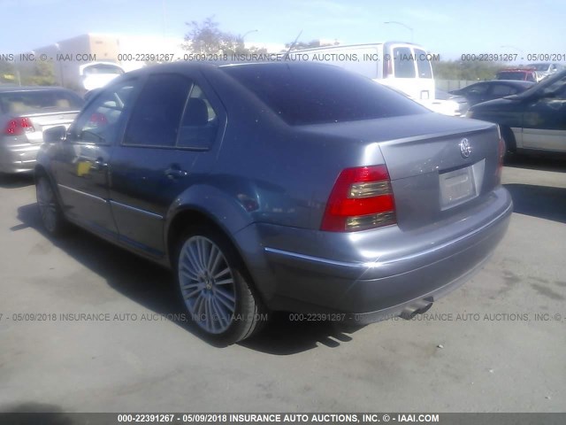 3VWSE69M54M118564 - 2004 VOLKSWAGEN JETTA GLS GRAY photo 3