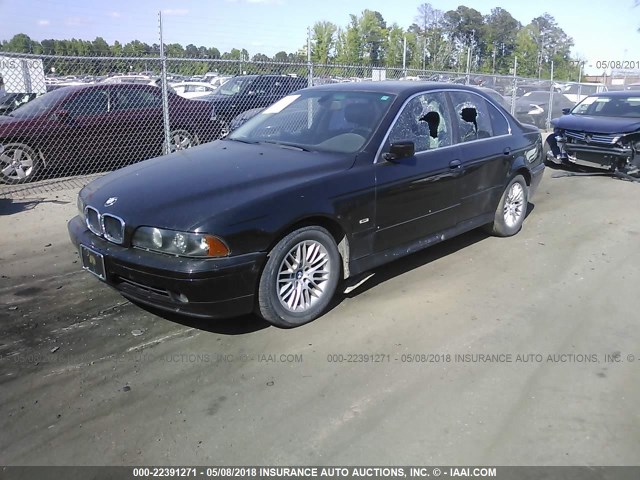 WBADT63451CF03209 - 2001 BMW 530 I AUTOMATIC BLACK photo 2