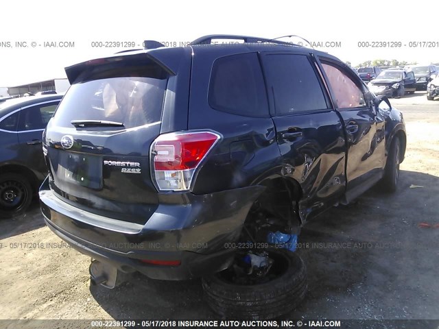 JF2SJAGC6HH548837 - 2017 SUBARU FORESTER 2.5I PREMIUM GRAY photo 4